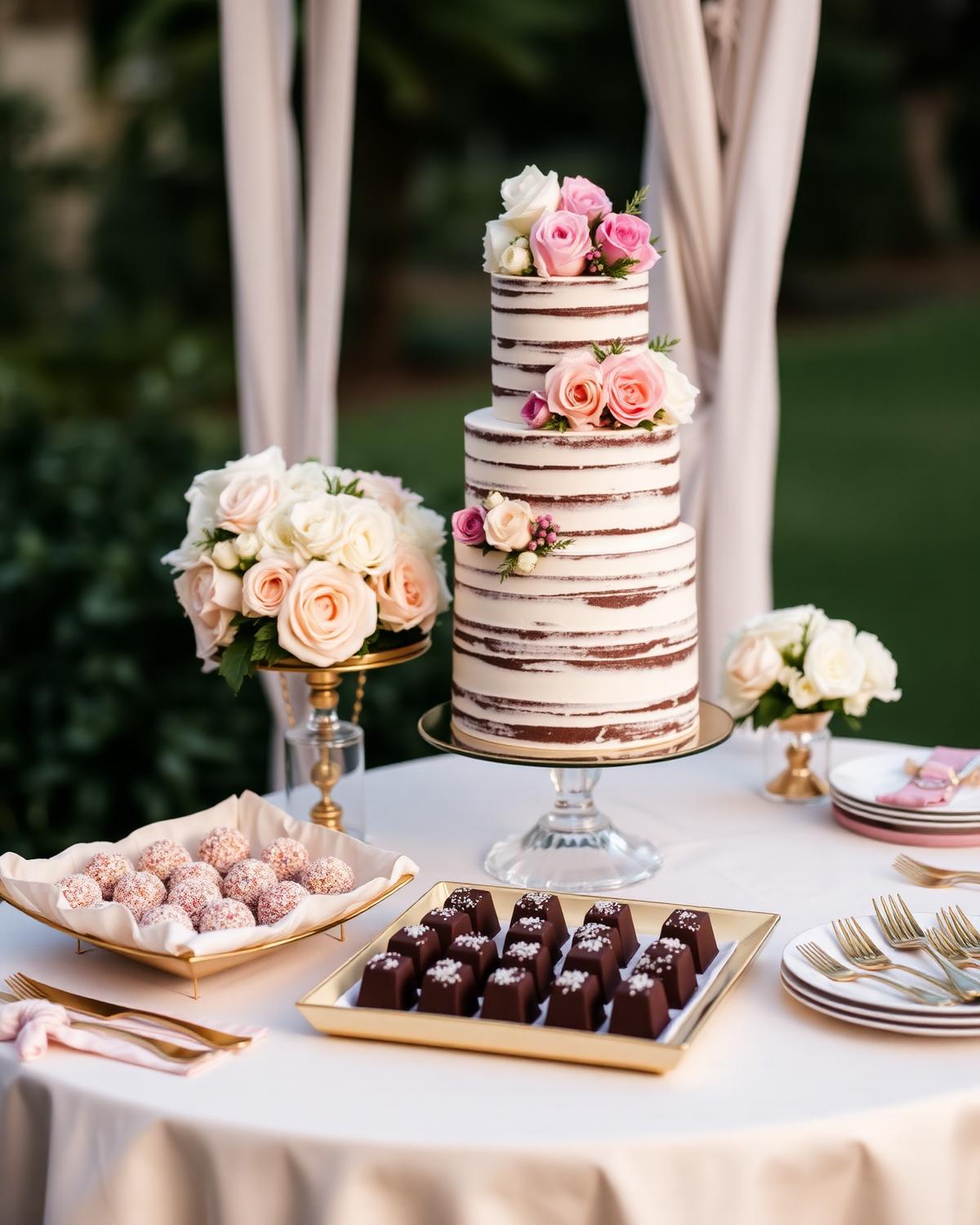 Mesa de doces & welcome drinks